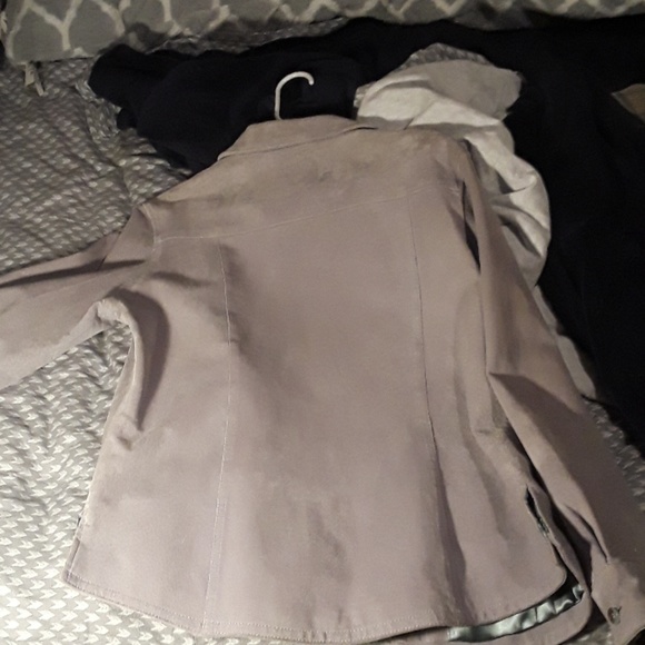 100% genuine leather grey jacket - Picture 5 of 7